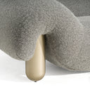 Clarity - Contemporary Grey Fabric Accent Chair