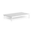 CleoSoft Alu Rectangular Coffee Table by Talenti, White
