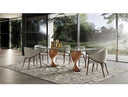 Farrell - Modern White Ceramic Extendable Dining Table