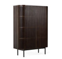 Clifton - Modern Smoked Ash Tall TV Stand