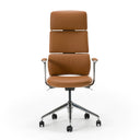 Clyne - Modern Camel Vegan Leather Executive Office Chair