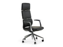 Clyne - Modern Black Vegan Leather Executive Office Chair