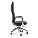 Clyne - Modern Black Vegan Leather Executive Office Chair