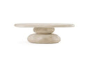 Coates - Modern Beige Concrete Coffee Table