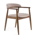 Velma - Modern Travertine Marble Round Dinette Table