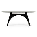 Colbert - Modern Black & White Marble Dining Table