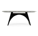 Marco - Modern Black & White Granite End Table