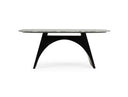 Colbert - Modern Black & White Marble Dining Table