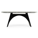 Colbert - Modern Black & White Marble Dining Table