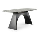 Marco - Modern Black & White Granite End Table