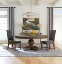 Colonial Plantation 48" Round Dining Table in Weathered Teak, view 4