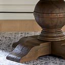 Colonial Plantation 72" Round Dining Table in Weathered Teak, view 6