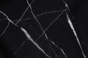 Concord - Modern Black Marble + Black Ash + Aluminum Nightstand