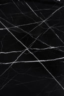 Concord - Modern Black Marble + Black Ash + Aluminum Dresser