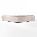 Conrad - Modern Beige Fabric Sectional Sofa With 3 Recliners