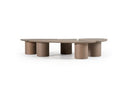 Connie - Modern White Oak Nesting Coffee Table Set