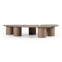 Connie - Modern White Oak Nesting Coffee Table Set