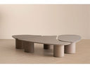 Connie - Modern White Oak Nesting Coffee Table Set