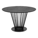 Conroy - Modern Black Round Dining Table