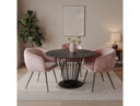 Conroy - Modern Black Round Dining Table