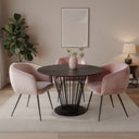 Luzerne - Modern Pink Velvet Dining Chair