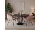 Luzerne - Modern Pink Velvet Dining Chair