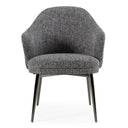 Cora - Modern Grey Fabric & Leatherette Dining Chair