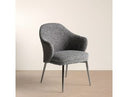 Cora - Modern Grey Fabric & Leatherette Dining Chair