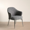 Cora - Modern Grey Fabric & Leatherette Dining Chair