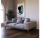 Corina - Modern Grey Fabric Sofa