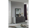 Corrado Italian Modern Grey Mirror