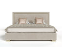 Corrico - Modern Off White and Champagne Gold Bedroom Set