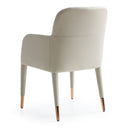 Cortina - Modern Beige Eco-Leather Dining Arm Chair