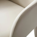 Cortina - Modern Beige Eco-Leather Dining Arm Chair