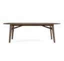 Costello - Mid-Century Modern Wenge Dining Table + 8 Chairs Set