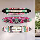 Coutour Garden | Surfboard Gallery Wall