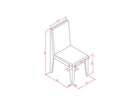 Aura - Modern Tobacco Dining Chair (Set of 2), view 8