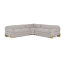 Crockett - Modern Brown Fabric Ottoman