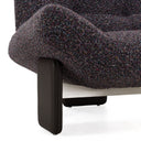 Crowley - Modern Grey Multi-Color Fabric Accent Chair