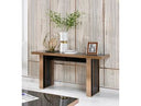 Aversa - Gold Crocodile Console Table & Mirror