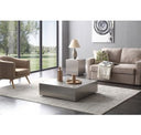 Anvil Modern Brushed Stainless Steel End Table