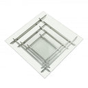 Upton Modern Square Glass Coffee Table