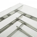 Upton Modern Square Glass Coffee Table