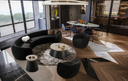 Molina Modern Black Accent Chair