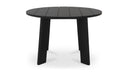 Delta Round Outdoor Dining Table Black
