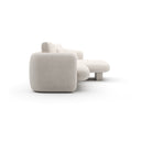 Overlap Right Chaise Sec Small Ecru