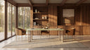 The Naturalist Dining Table - Calacatta Viola by Caracole, view 6