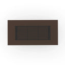 Pinstripe Dark Slatted Dining Table