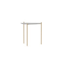 Demli Clear Glass Side Table