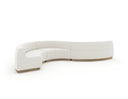 Crescent Armless Loveseat